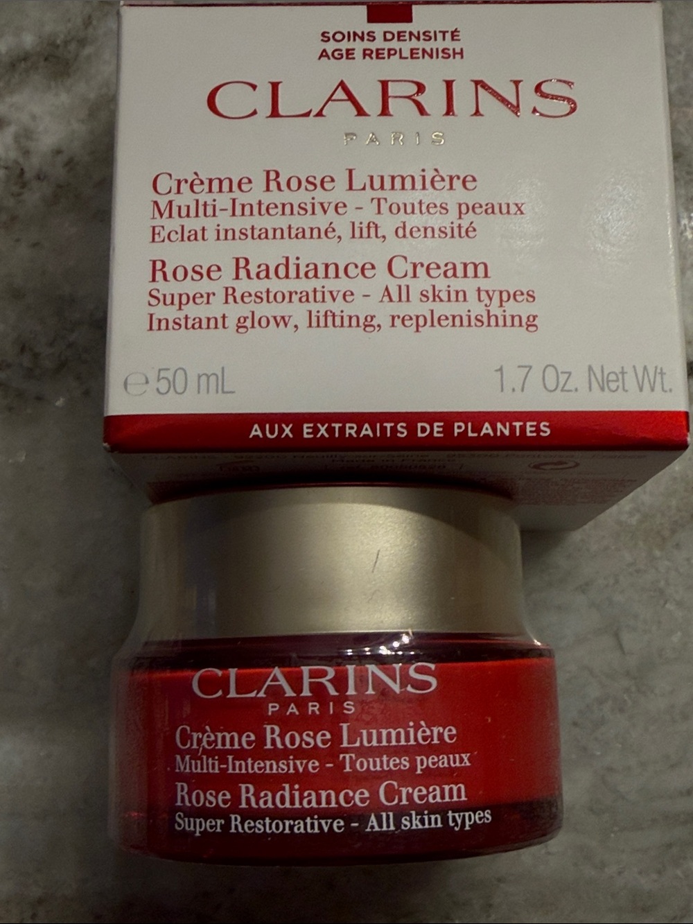 Clarins Rose Radiance Cream - 50ml Jar